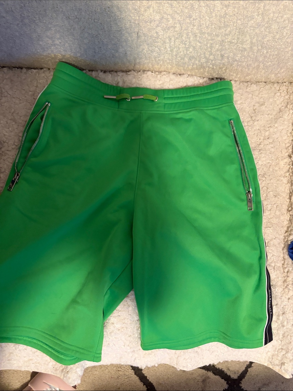 Givenchy Vibrant Green Drawstring Sweatshorts